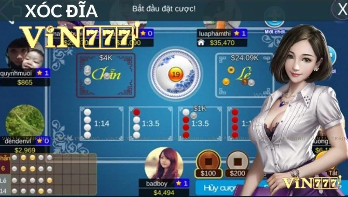 Luật chơi game xóc đĩa đổi thưởng Vin777 cần nắm rõ